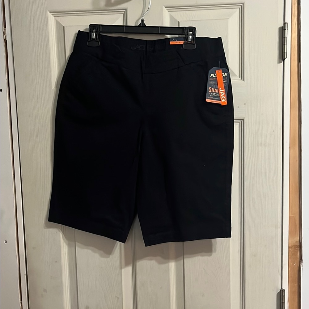 Jag Jeans Black Bermuda Shorts Tailored Cotton Blend